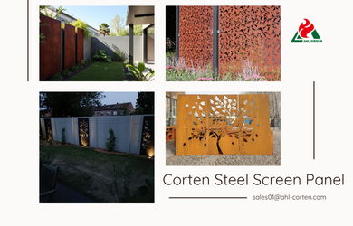 Corten Steel Screen